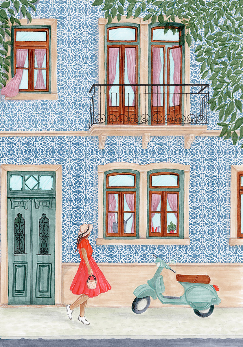 Lissabon-Stadtplakat