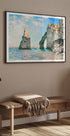 Die Klippen von Étretat von Claude Monet (1885) Poster - Posterbox.no