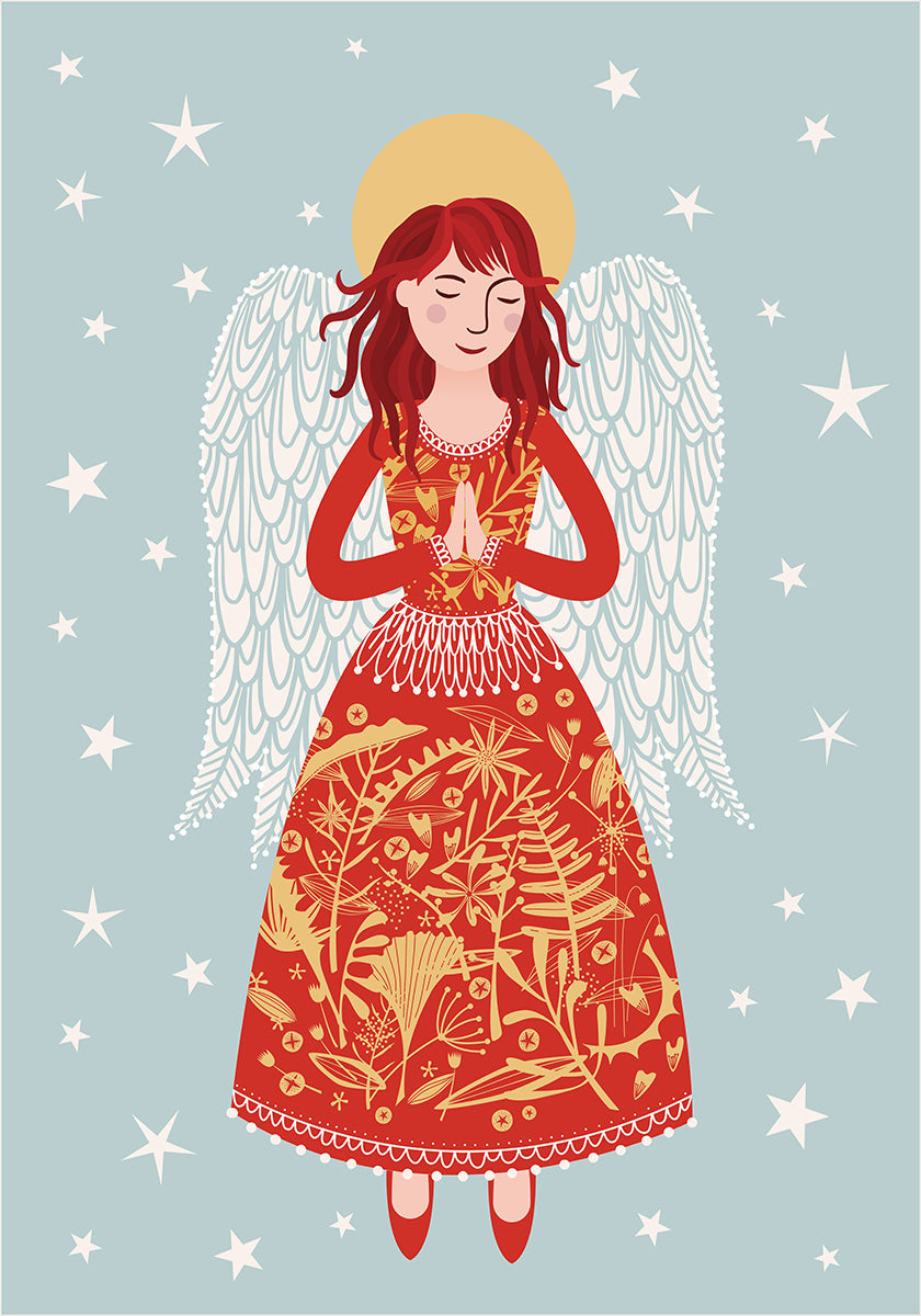 Himmlisches Gelassenheitsplakat