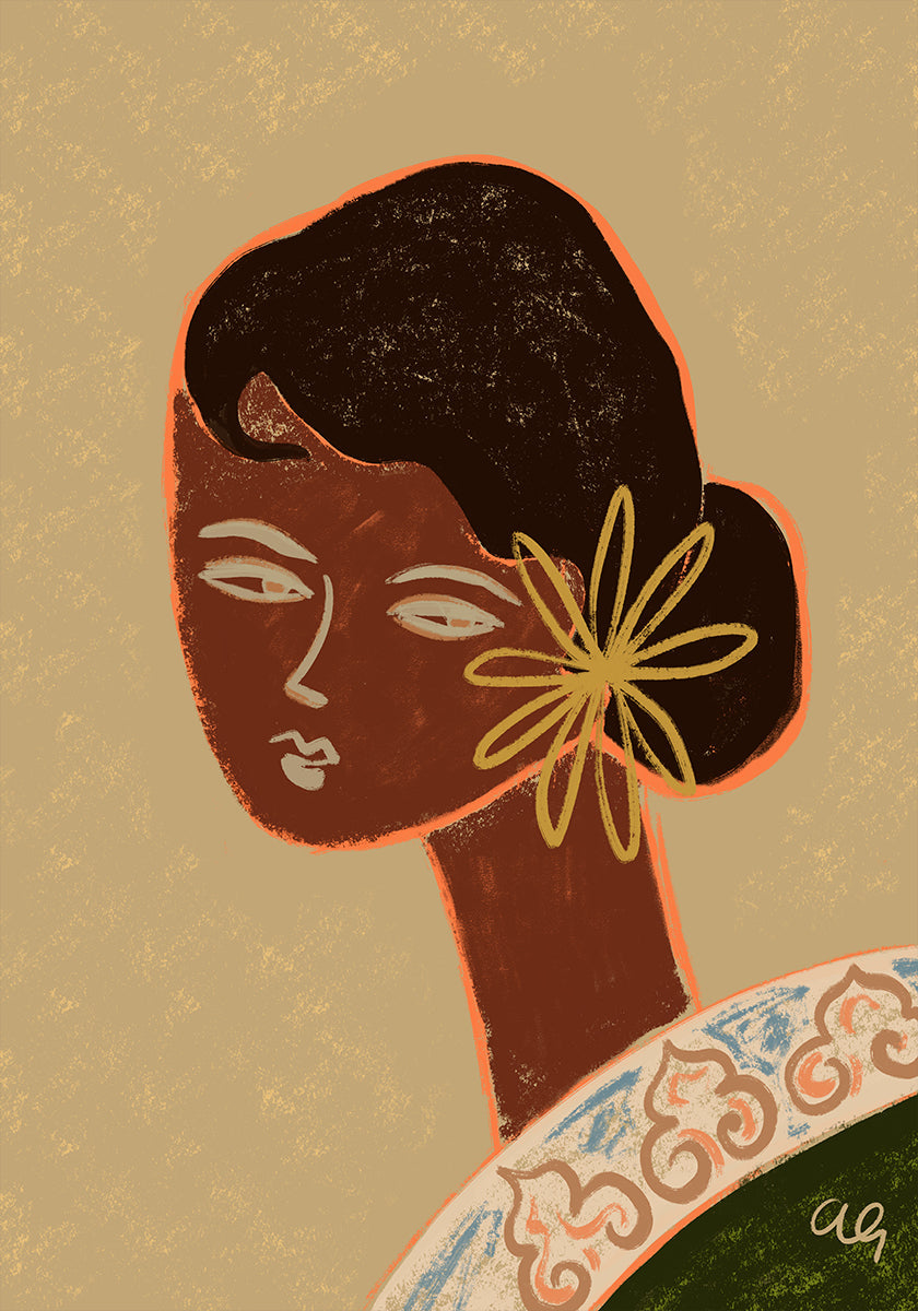 Das Poster der Grünen Dame