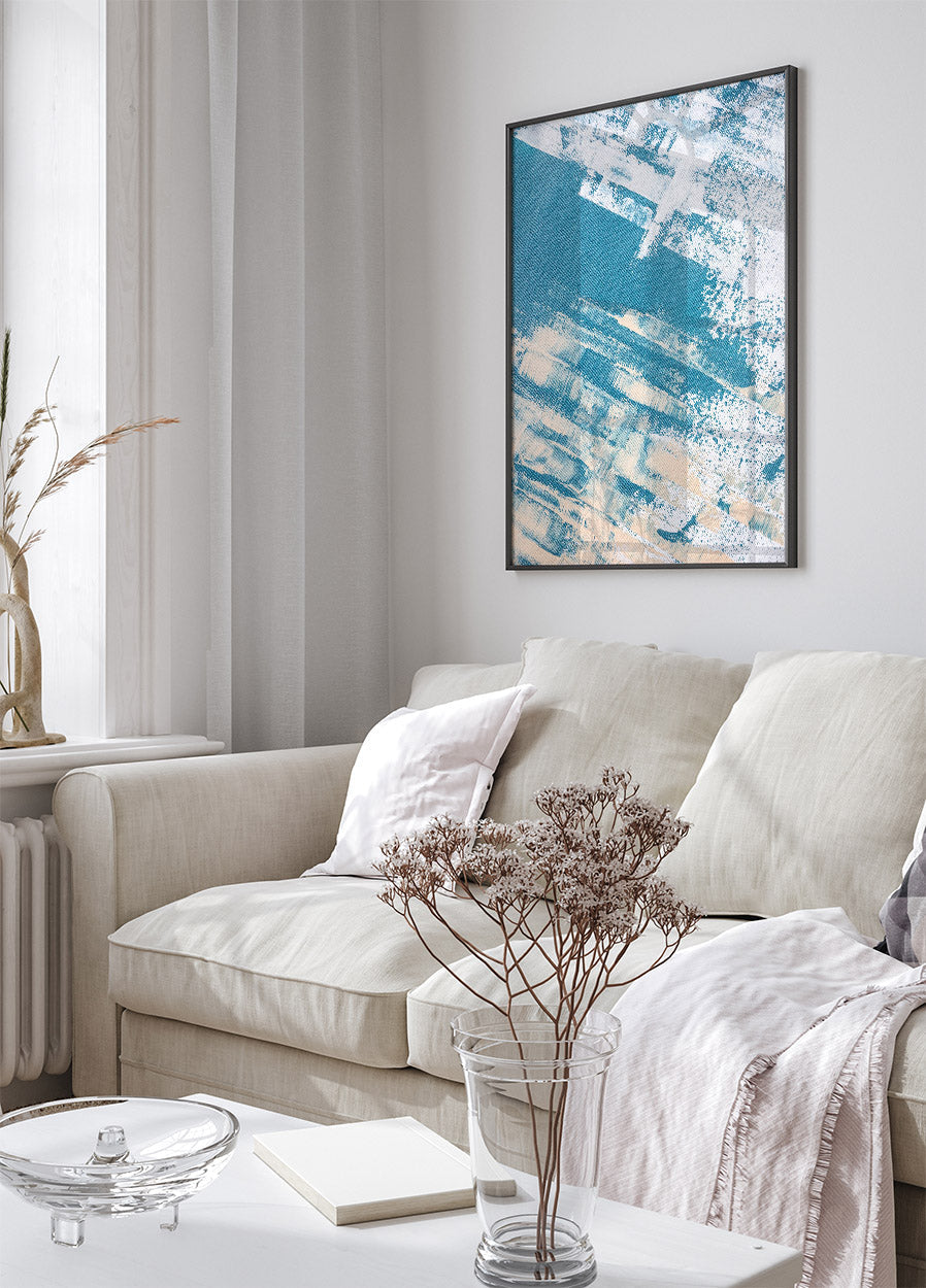 Mit Textur bemaltes Poster - Posterbox.no