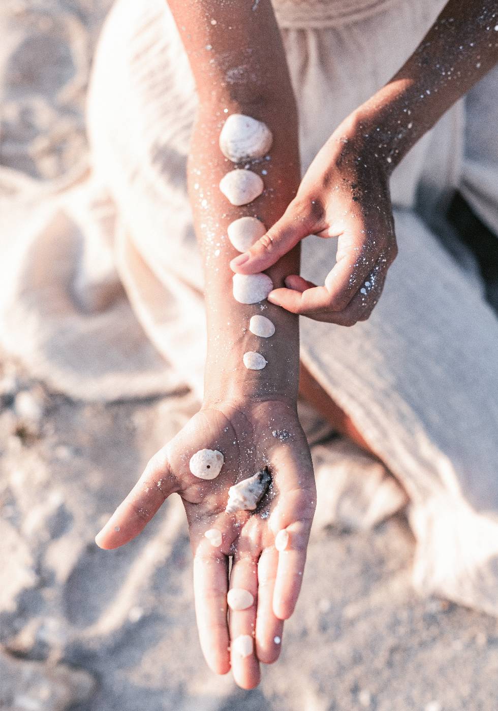 Muscheln pflücken Poster - Posterbox.no