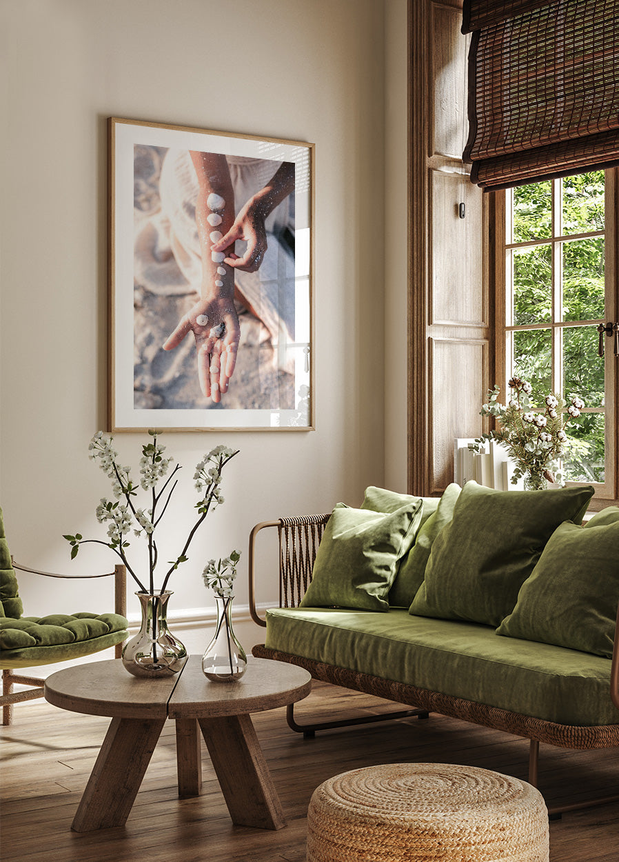 Muscheln pflücken Poster - Posterbox.no