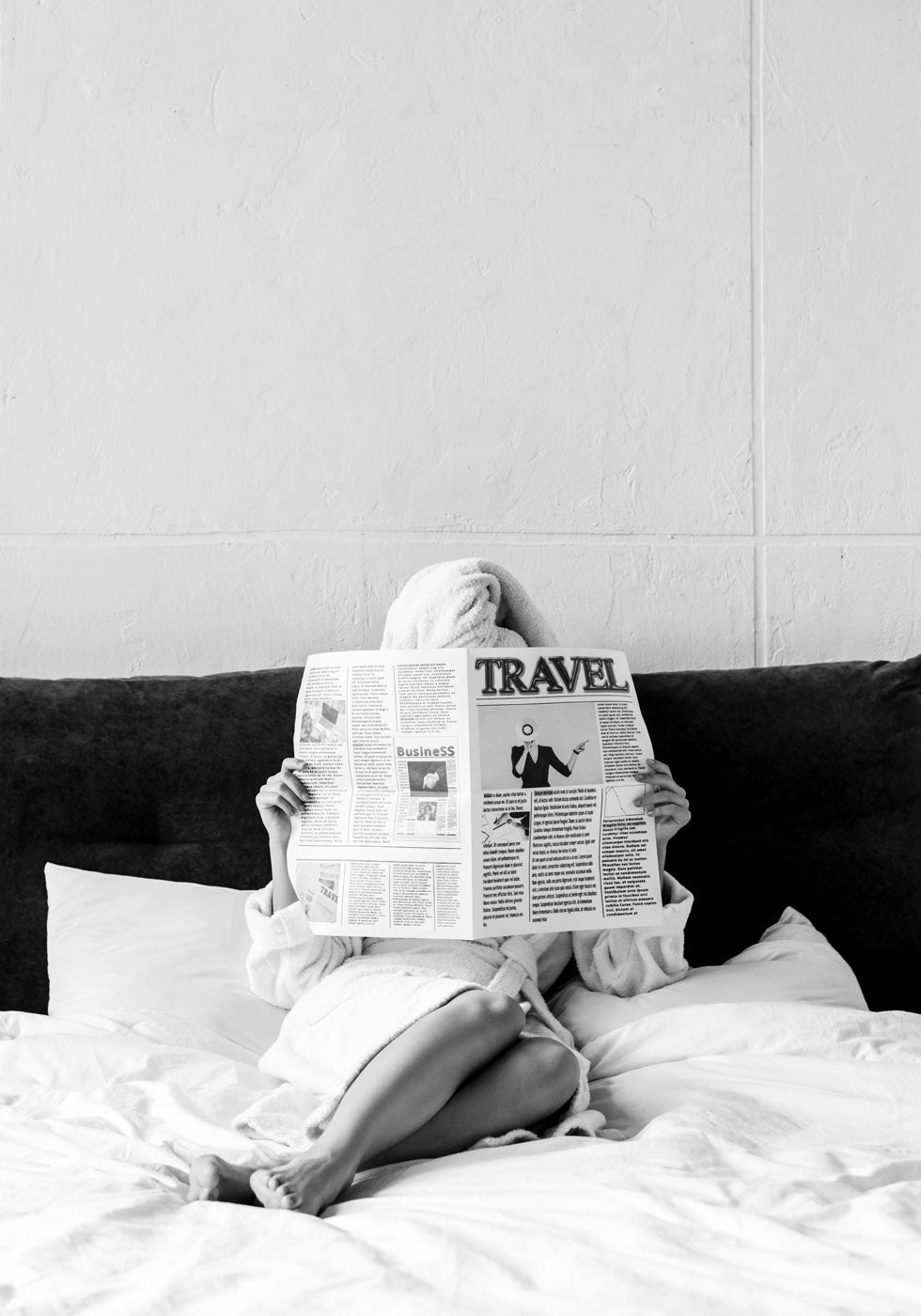 Poster „Lesen im Bett“ - Posterbox.no