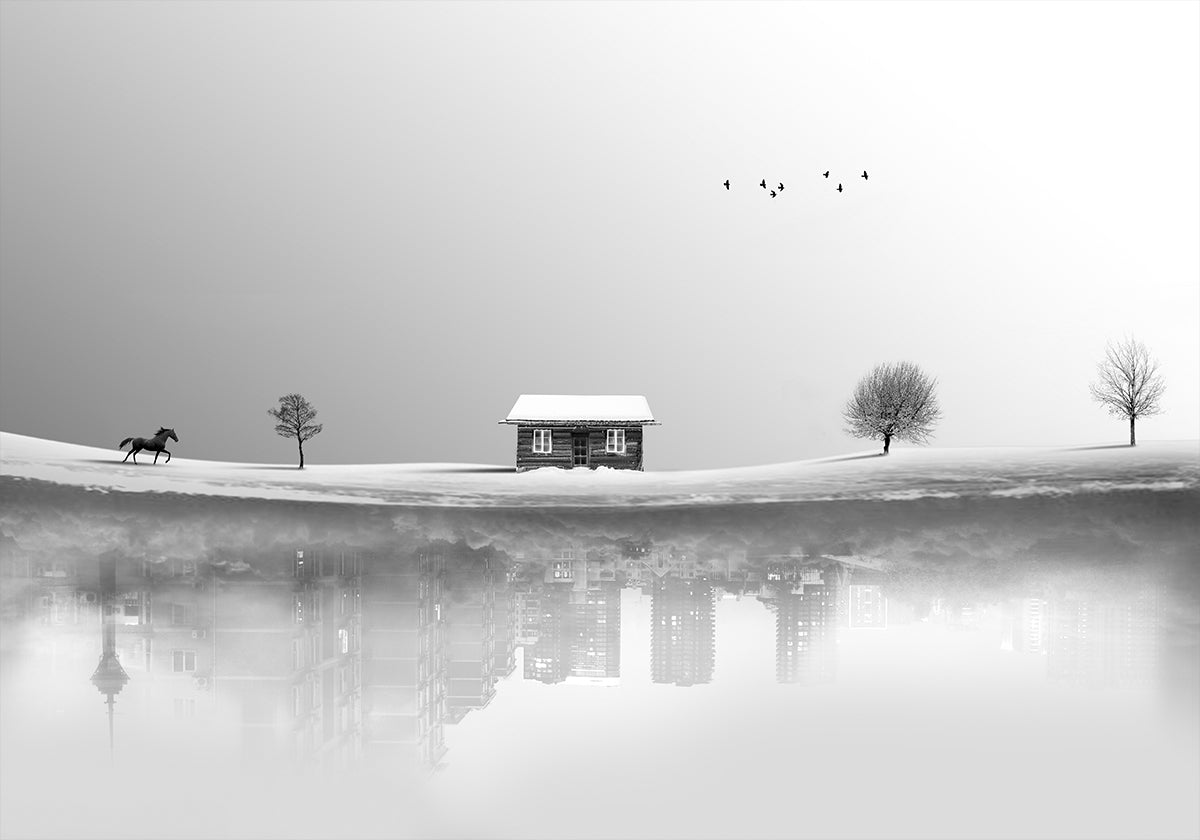 Poster mit endlosem Anfang