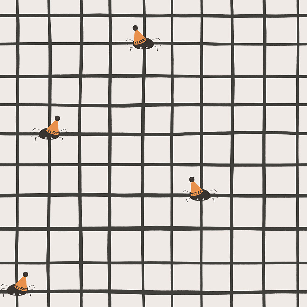 Poster mit gesprenkelten Spinnen