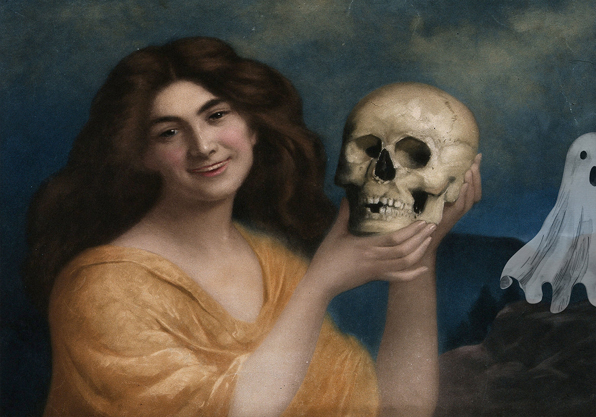 Halloween-Gemälde-Collagen-Poster