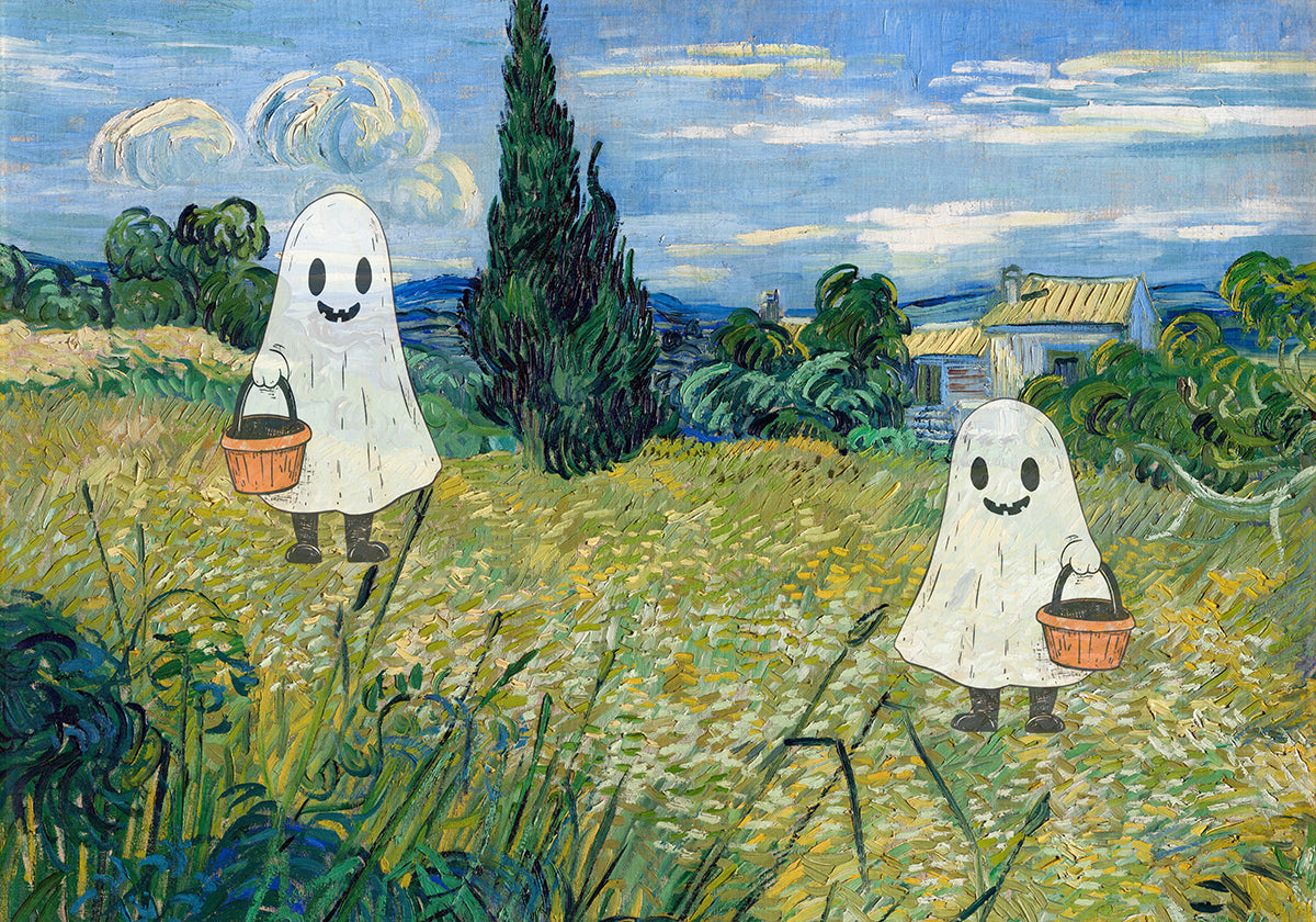 Halloween-Landschaftsplakat