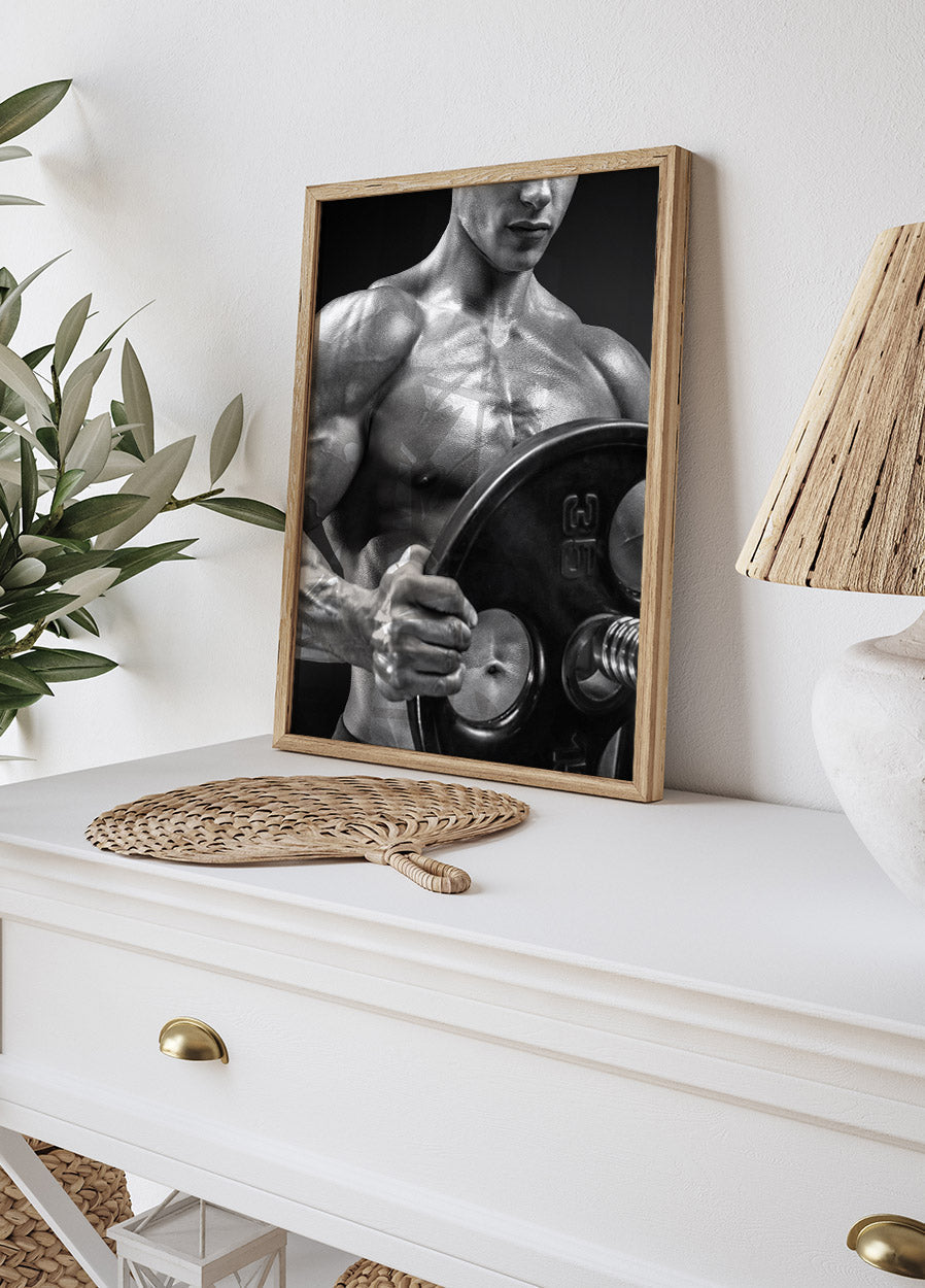 Entfesseln Sie Ihre Kraft mit Krafttraining-Poster – Posterbox.no