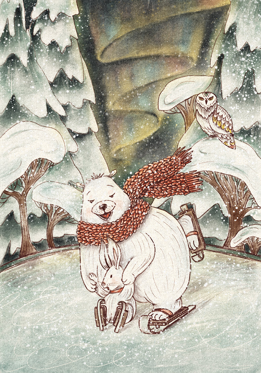 Poster „Kreaturen des Nordens“.