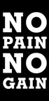 No Pain No Gain Poster - Posterbox.no