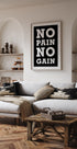 No Pain No Gain Poster - Posterbox.no