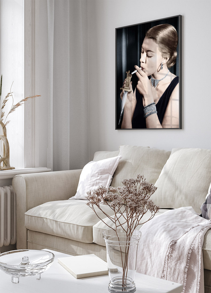 Poster zum Anzünden einer Zigarette - Posterbox.no