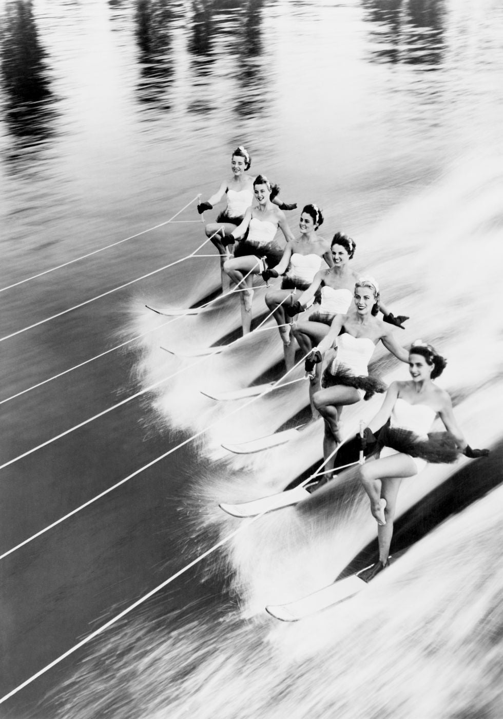 Frauen-Wasserski-Poster - Posterbox.no