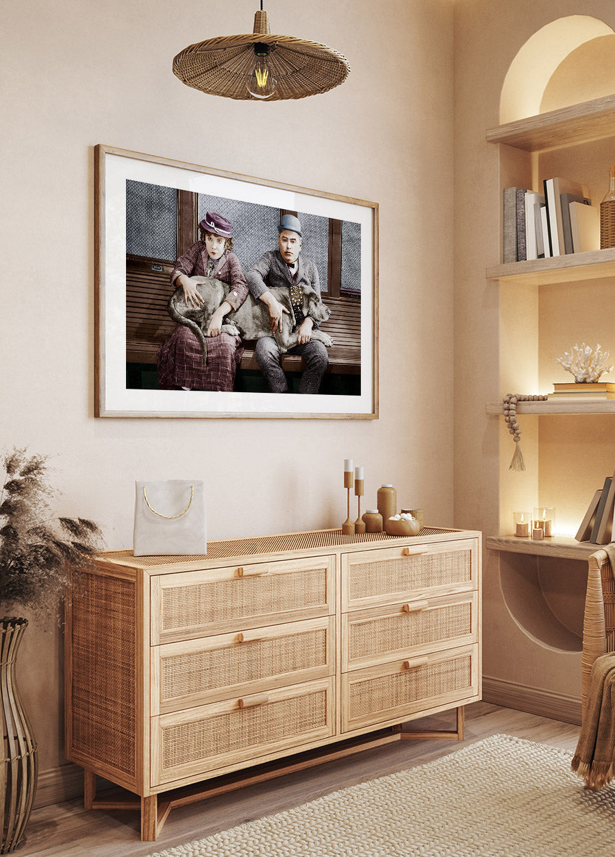 Hund im Schoß Poster - Posterbox.no