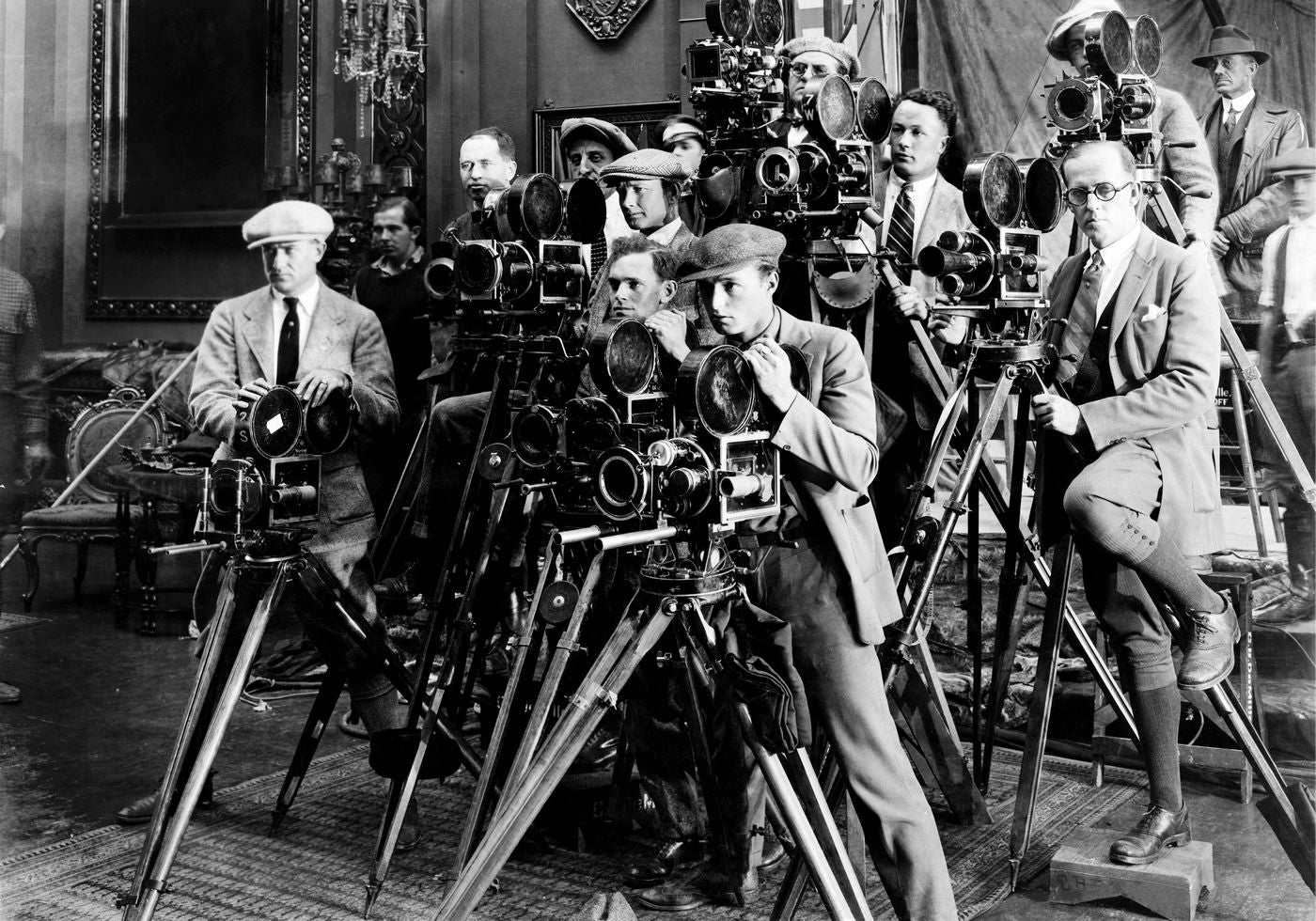 Fotografen alte Kameras Poster - Posterbox.no