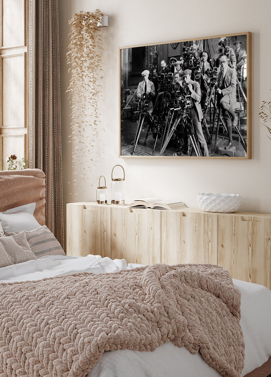 Fotografen alte Kameras Poster - Posterbox.no