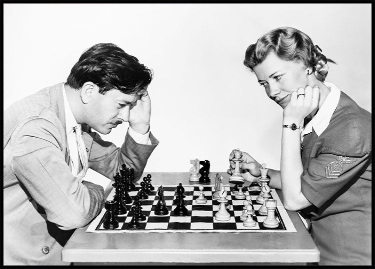 Schachspieler-Poster - Posterbox.no