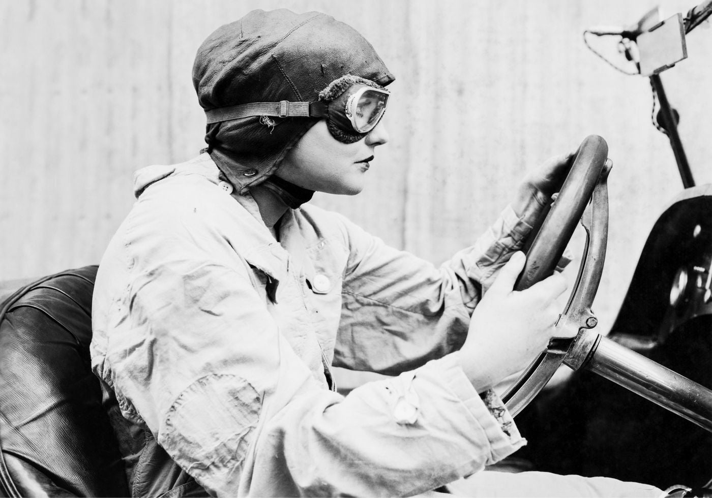 Weibliches Rennfahrer-Poster - Posterbox.no