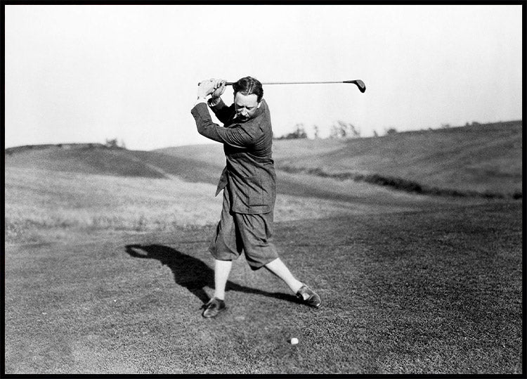 Vintage-Golfspieler-Poster - Posterbox.no