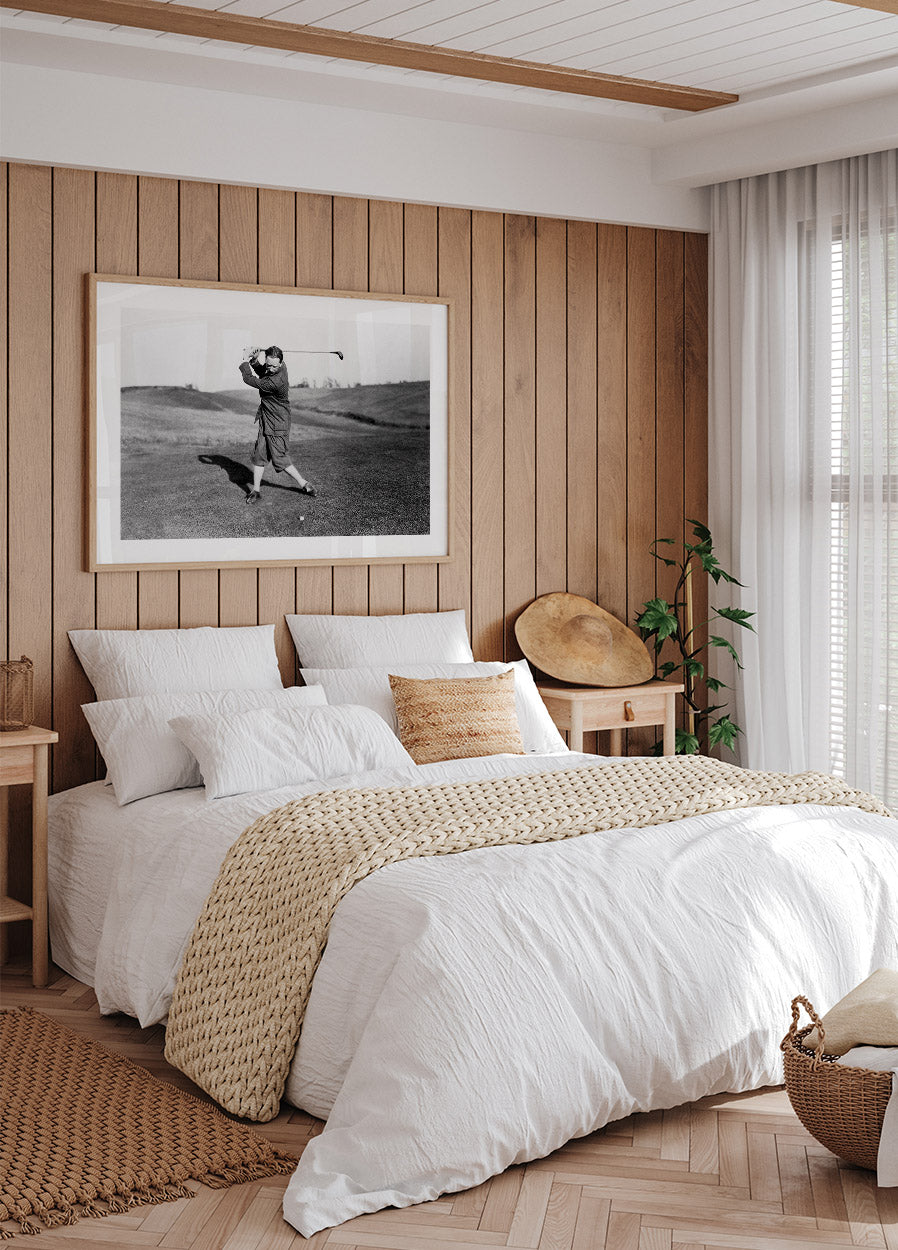 Vintage-Golfspieler-Poster - Posterbox.no