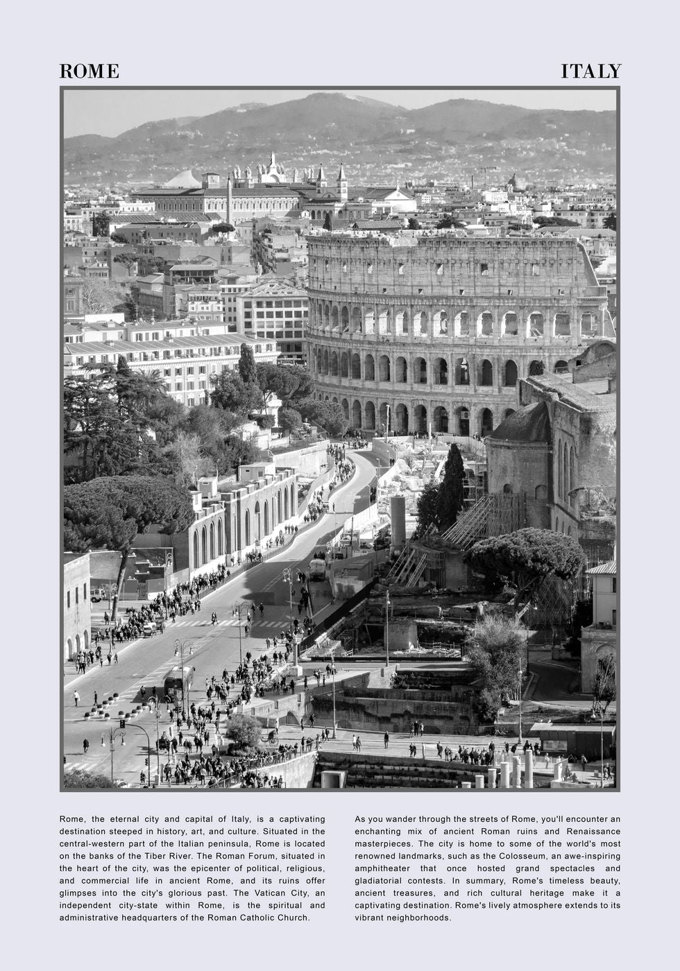 Poster „This Is Rome City“ - Posterbox.no