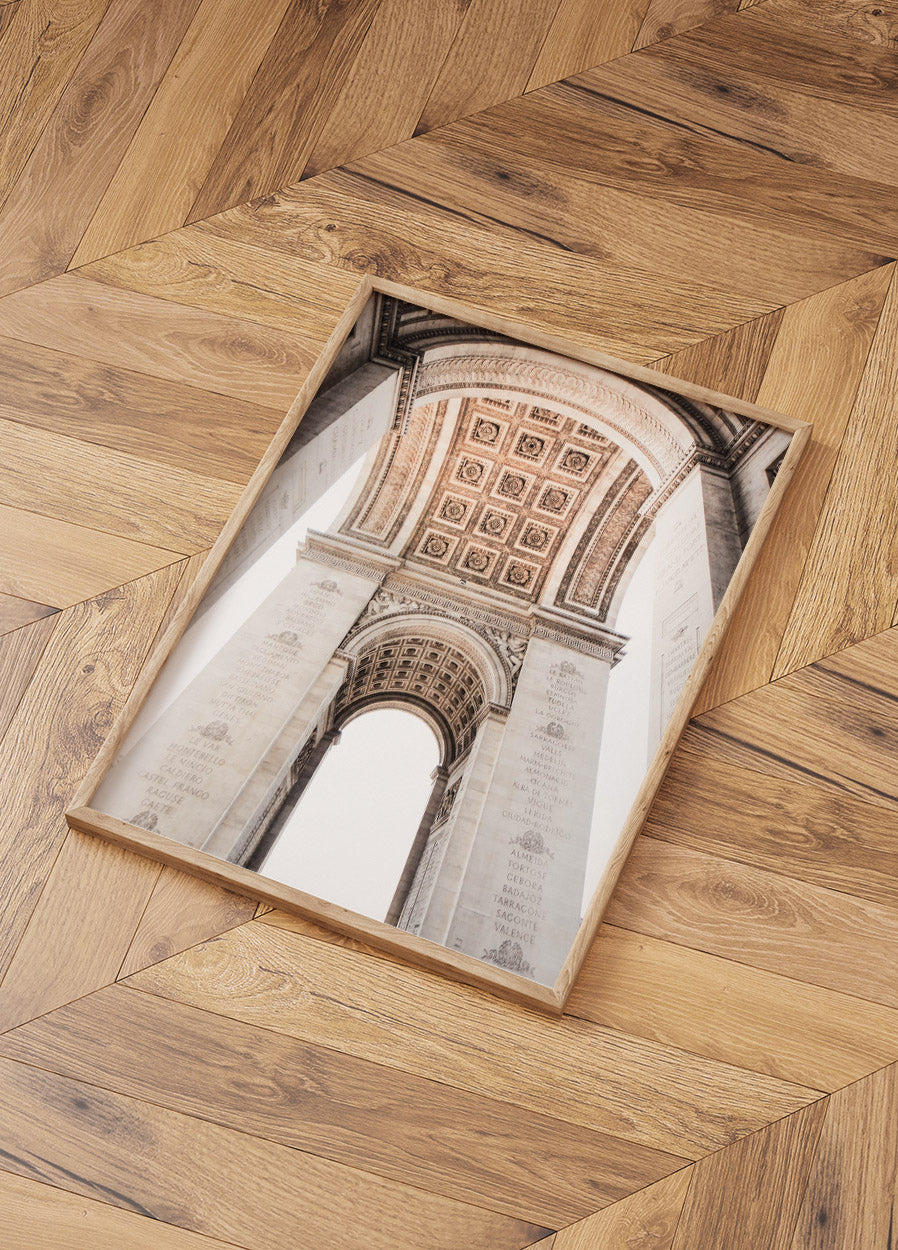 Der Arc de Triomphe in Paris Poster - Posterbox.no