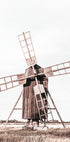 Alte hölzerne Windmühle Poster - Posterbox.no