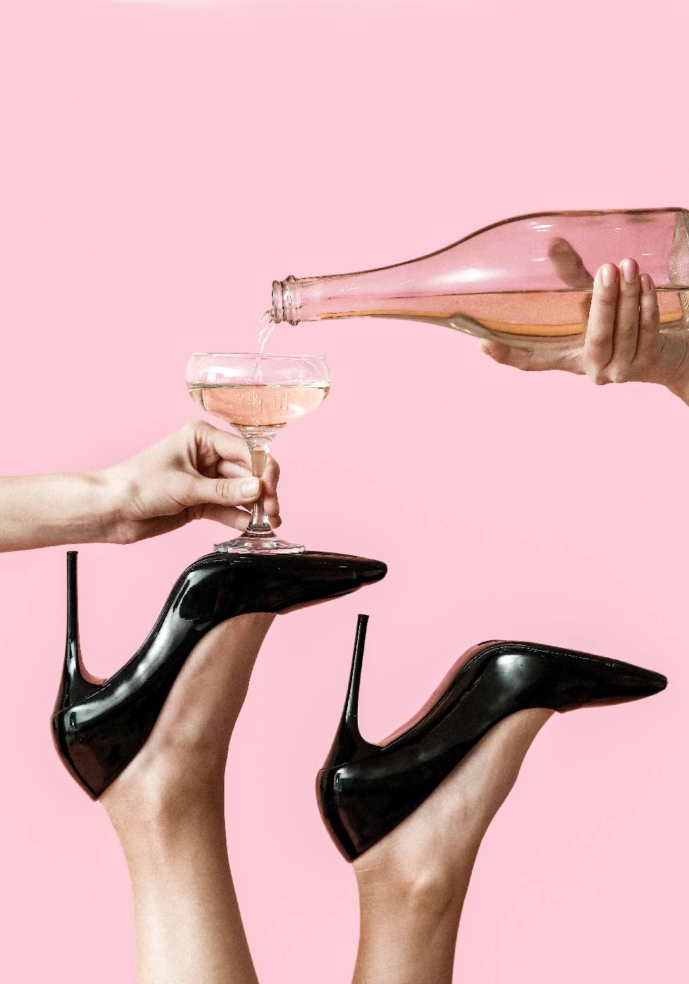 Mehr Champagner einschenken Poster - Posterbox.no