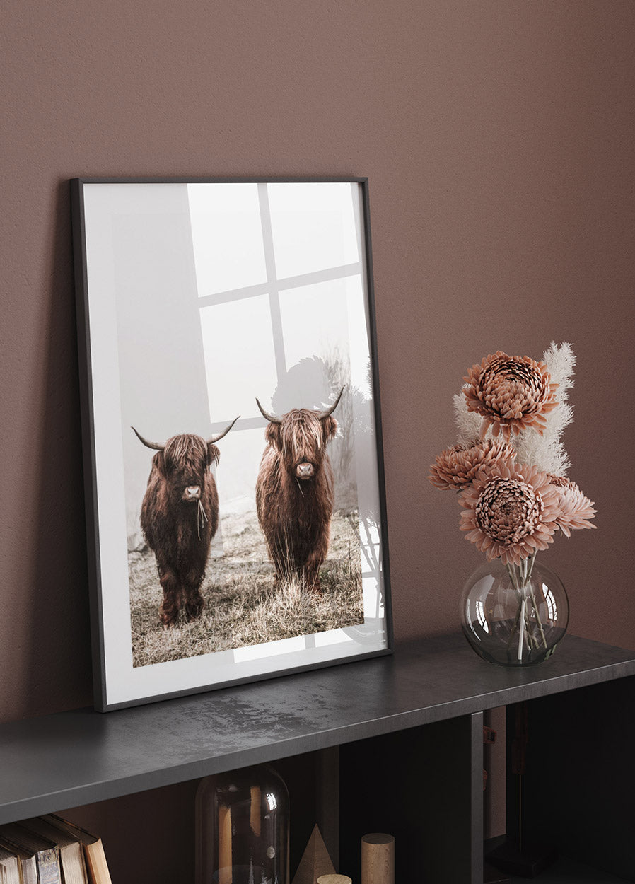 Schottisches Highlanders-Poster - Posterbox.no