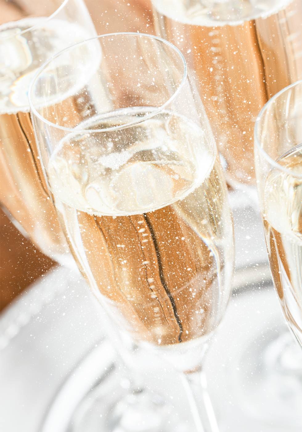 Glitzerndes Champagner-Poster - Posterbox.no