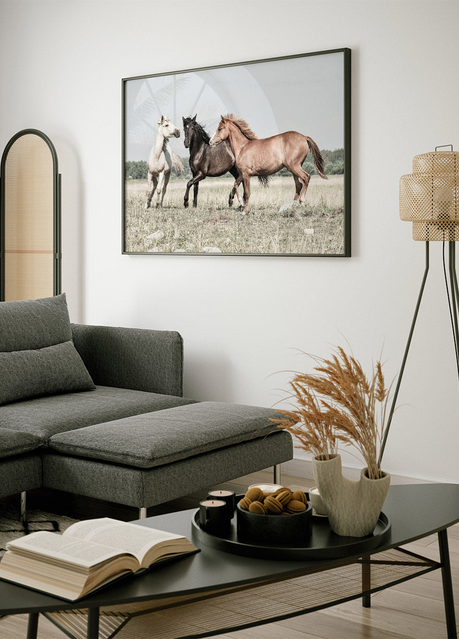 Drei Pferde Poster - Posterbox.no