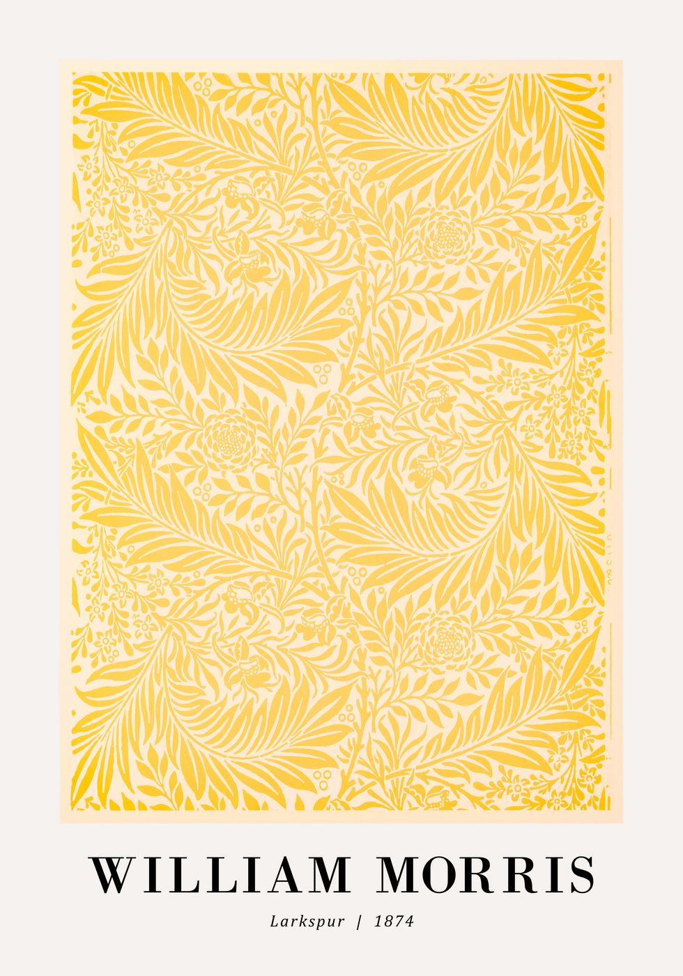 William Morris Larkspur 1874 Poster - Posterbox.no