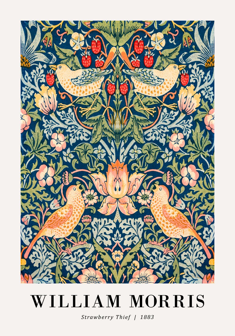 William Morris Erdbeerdieb 1883 Poster - Posterbox.no