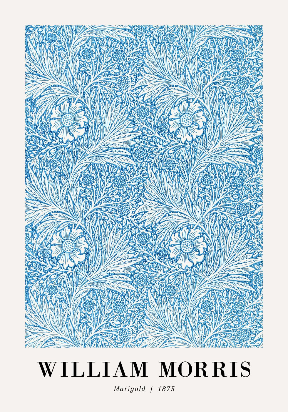 William Morris Marigold Pattern 1875 Poster - Posterbox.no