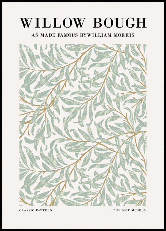 William Morris Willow Bough Poster - Posterbox.no