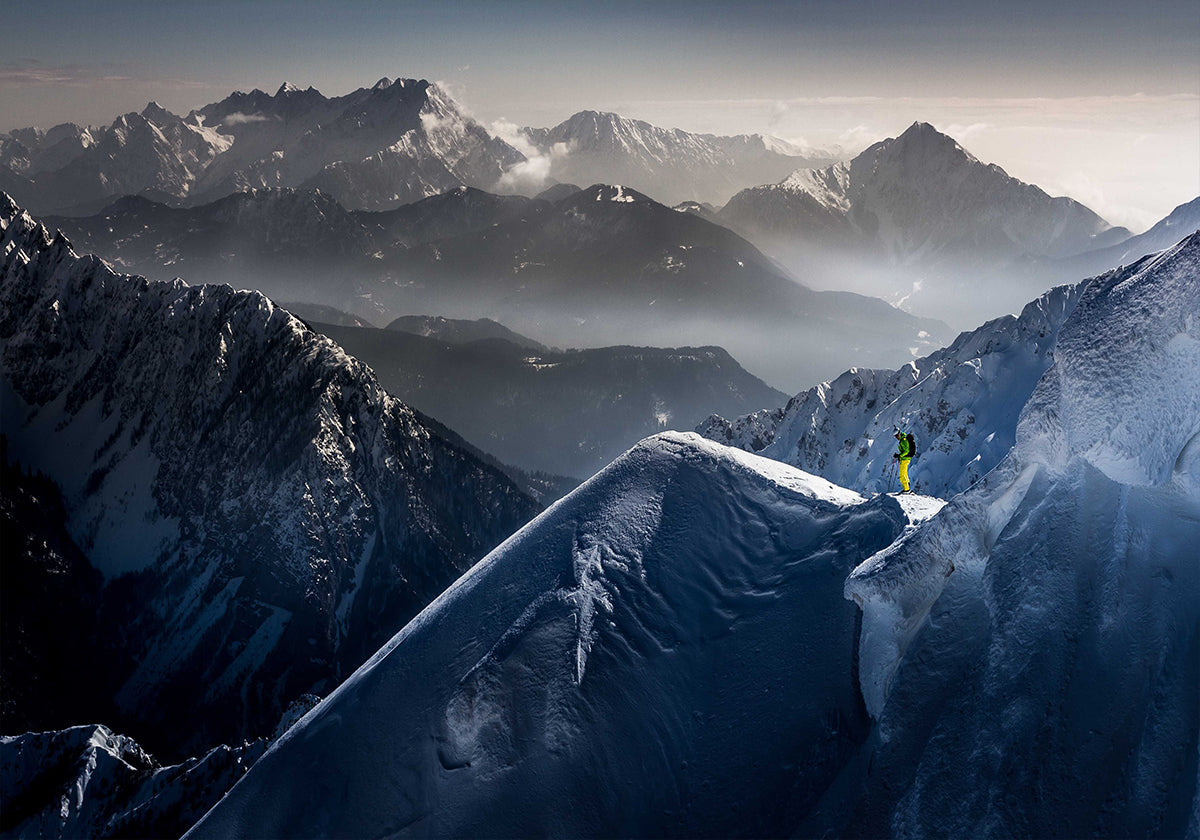 Stille Momente vor dem Abstieg