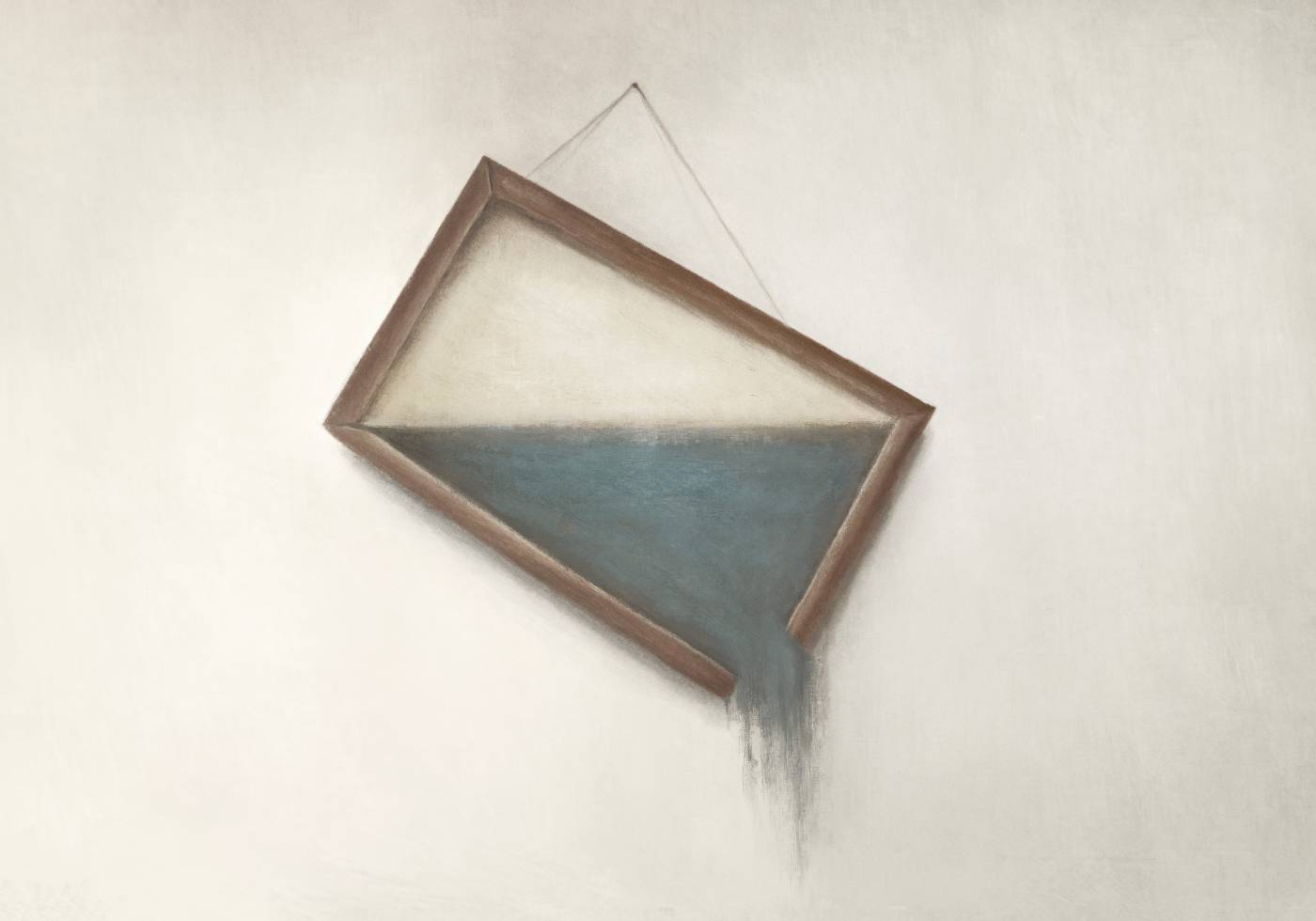 Broken Painting of Water Poster - Posterbox.no