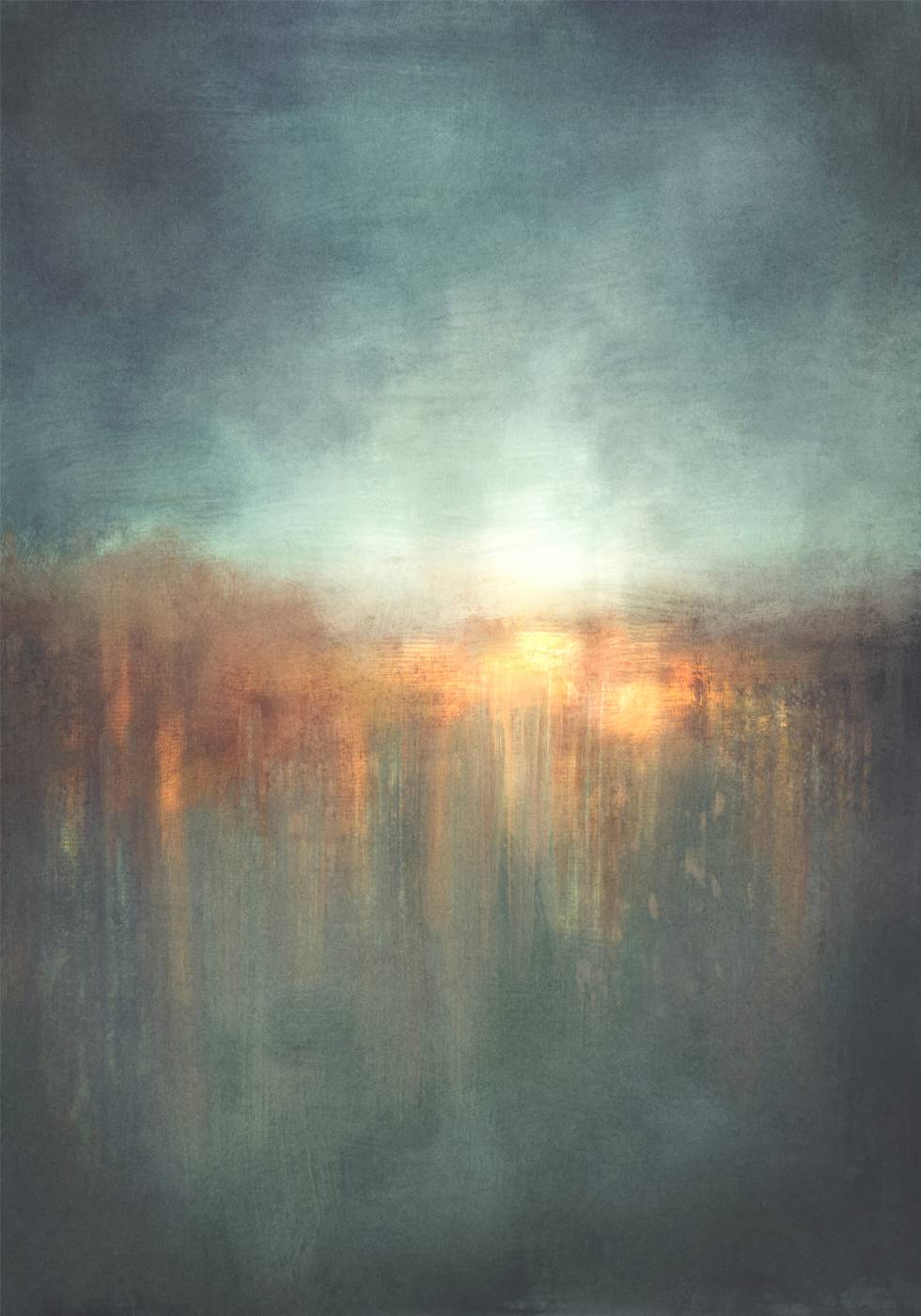 Surreales Sonnenuntergang-Poster - Posterbox.no