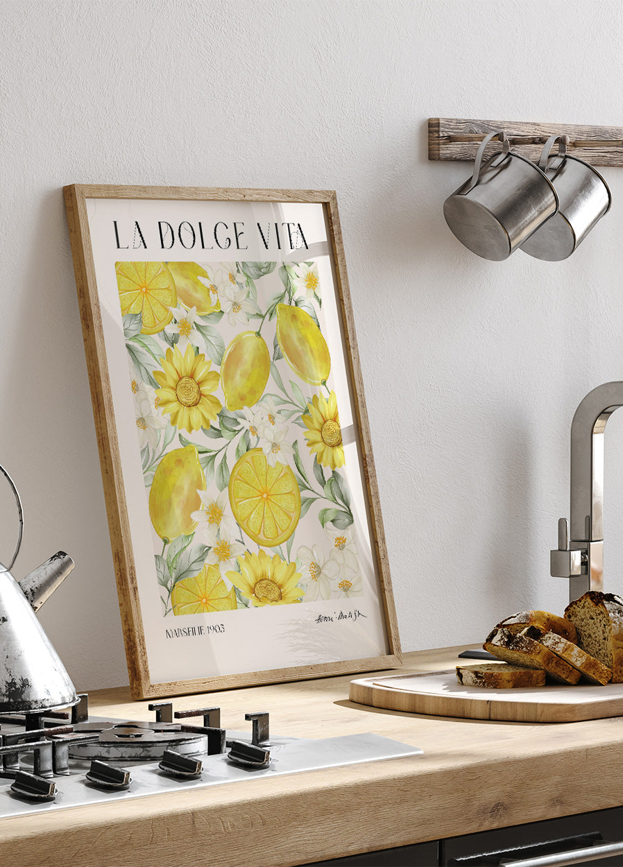 Zitronen-Poster - Posterbox.dk