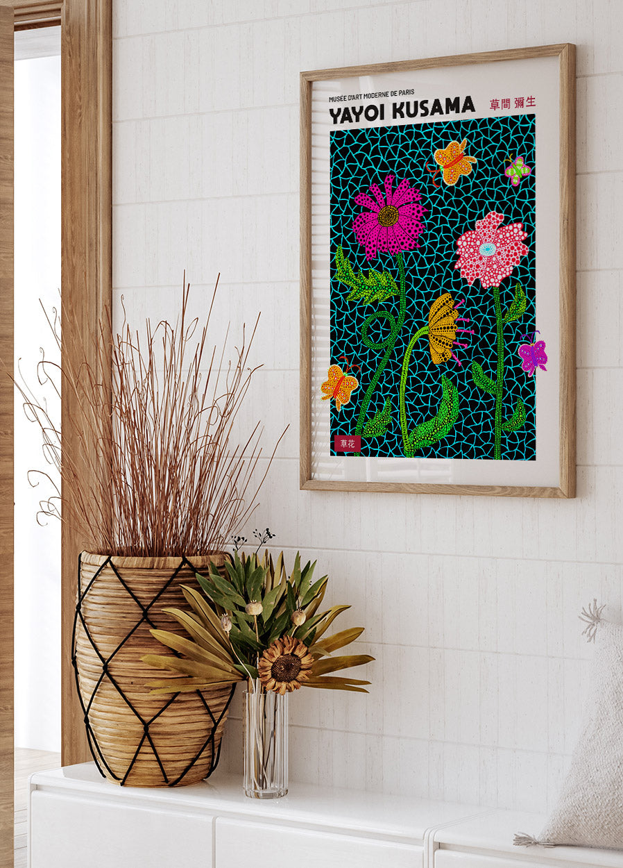 Blumen Poster von Yayoi Kusama - Posterbox.no