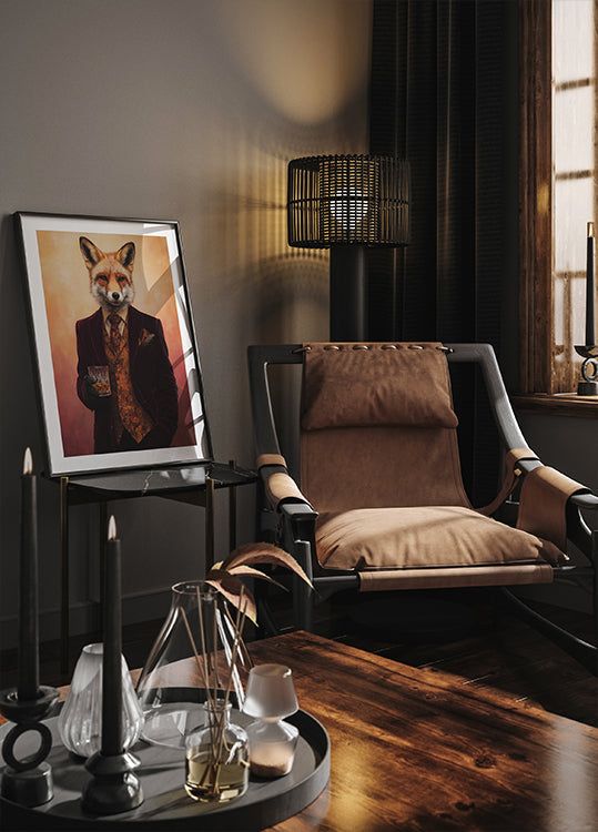 Fox In Velvet Suit (NEW) - Posterbox