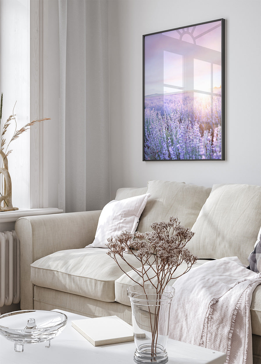 Lila Sonnenaufgang Poster - Posterbox.no