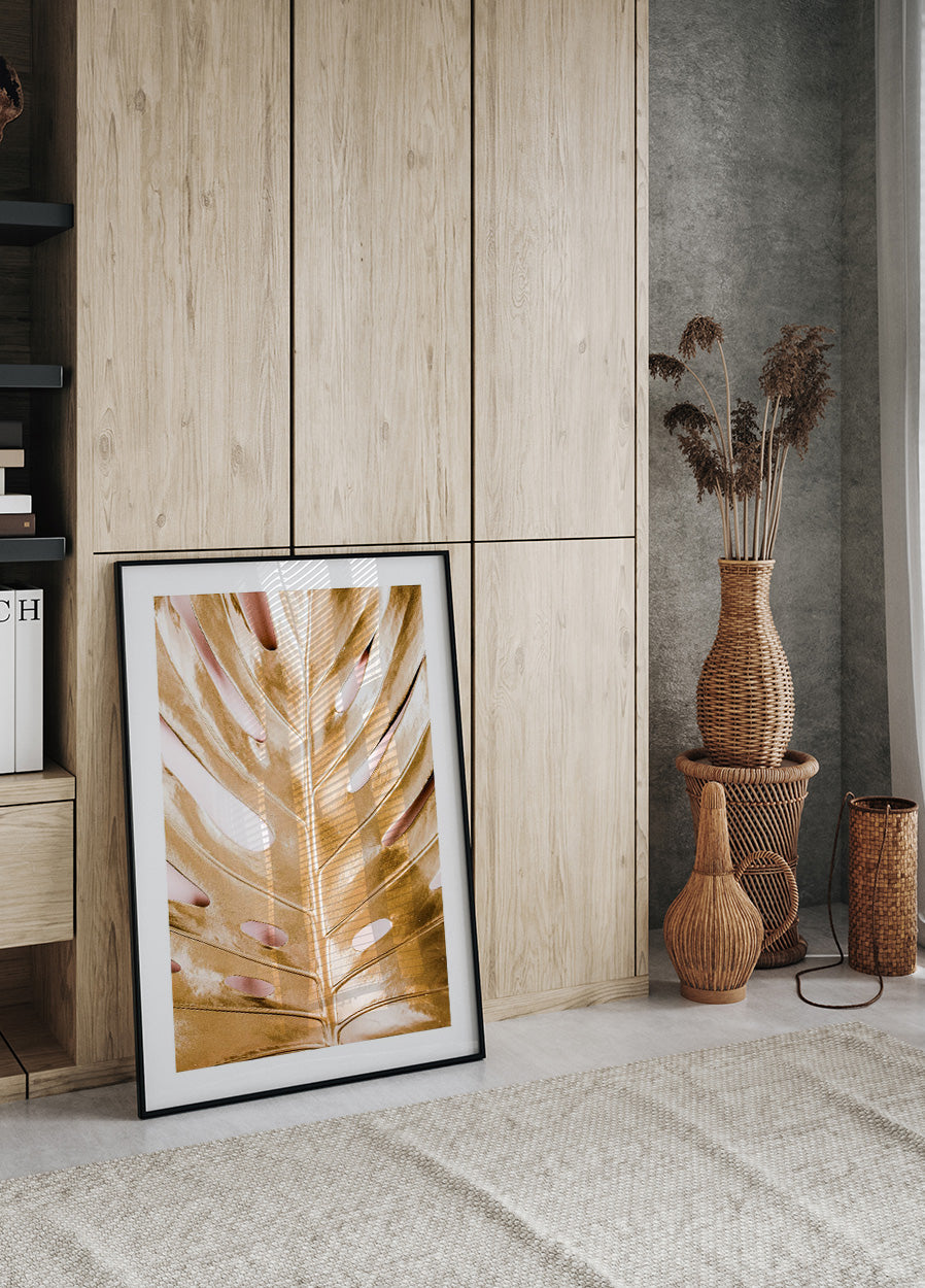 Poster mit Blattgold-Textur - Posterbox.no