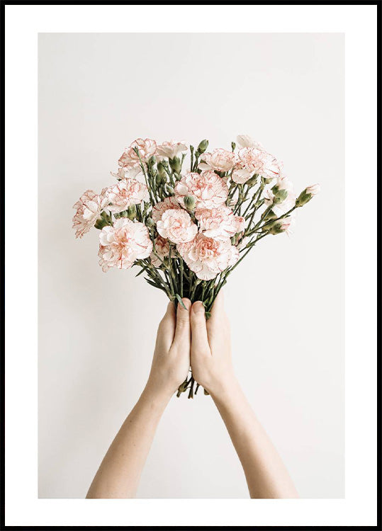 Nelkenblumenstrauß Poster - Posterbox.no