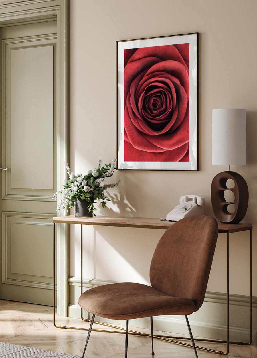 Rote Rose Poster - Posterbox.no