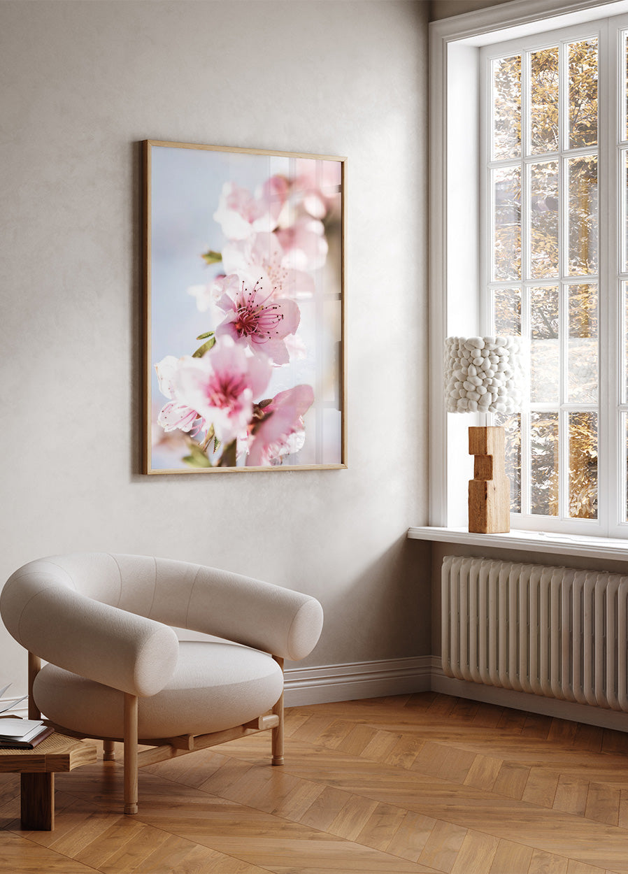 Pfirsichblüten Poster - Posterbox.no