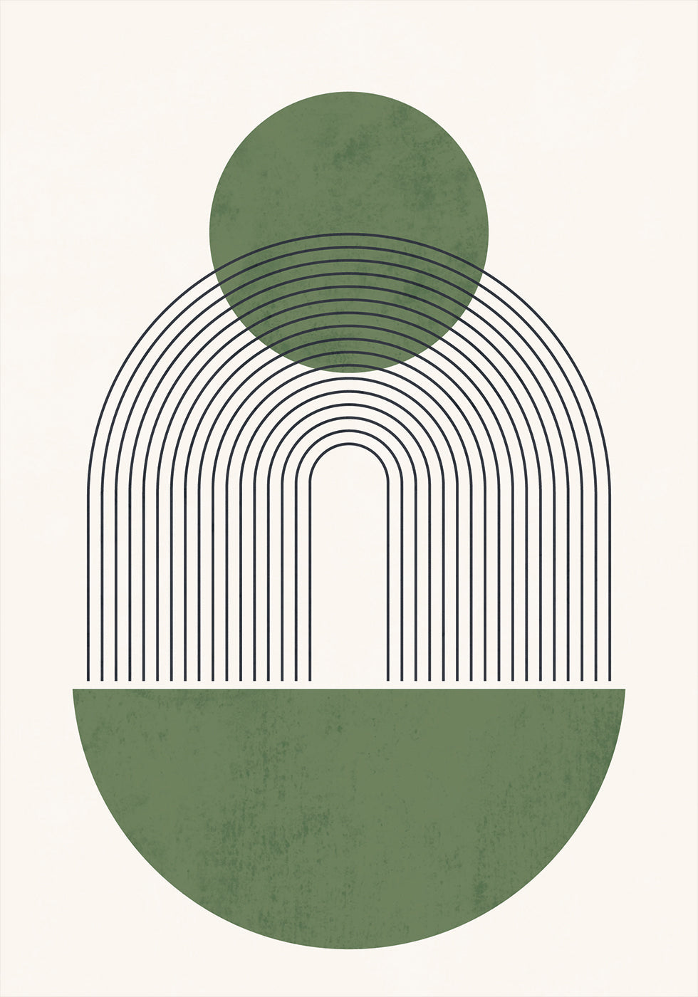 Geometrische Harmonie-Kunstposter - Posterbox.dk