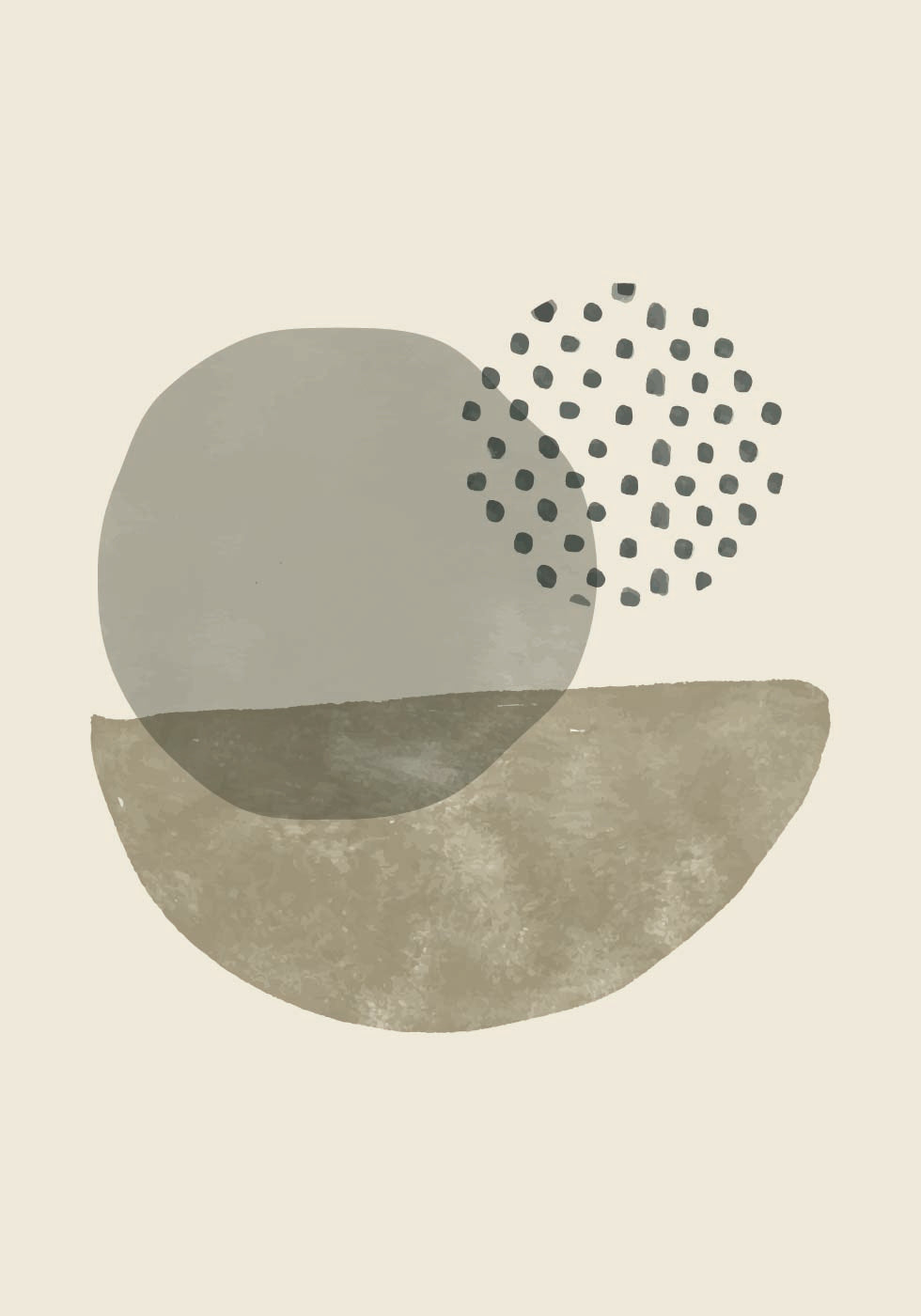 Poster mit abstrakten Formen und Texturen - Posterbox.dk