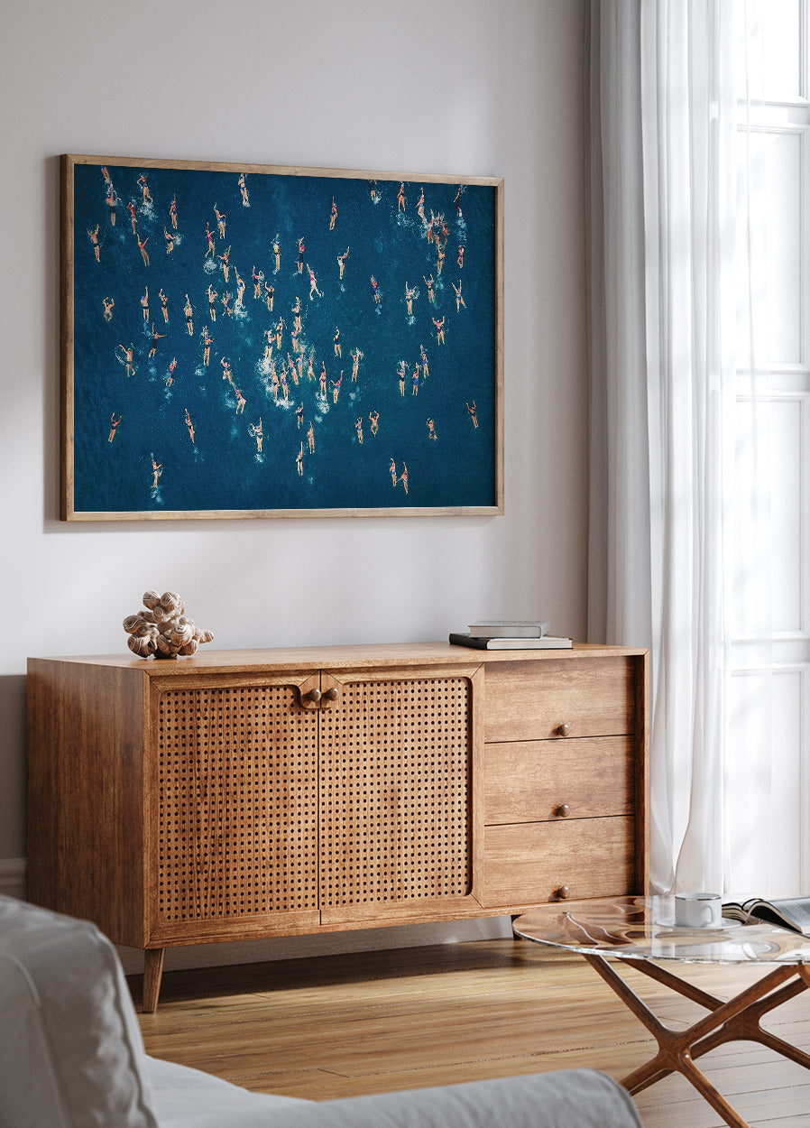 Schwimmendes Wandkunst-Poster - Posterbox.dk